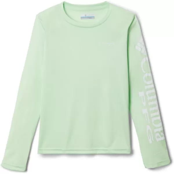 Columbia Girls Tidal Tee Long SleeveKey WestWhite Logo