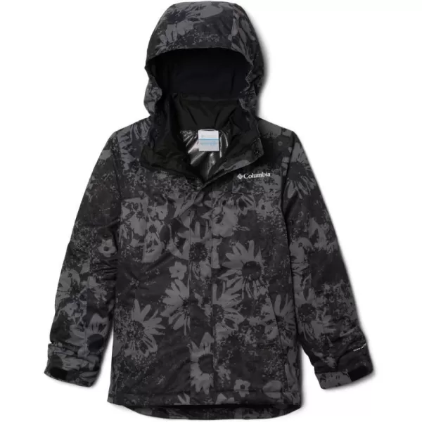 Columbia Girls Whirlibird Ii Interchange JacketBlack Whimsy