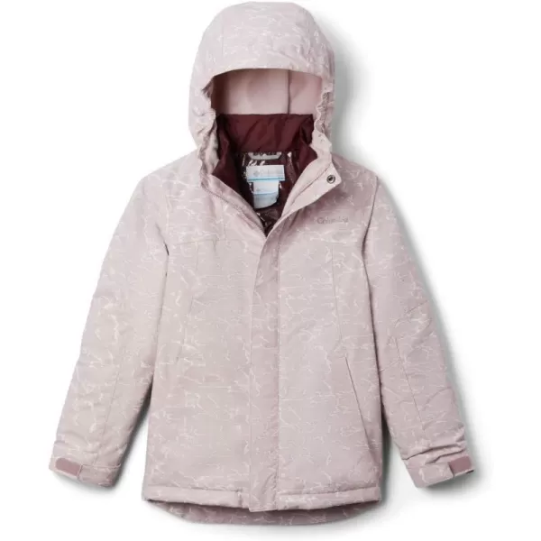 Columbia Girls Whirlibird Ii Interchange JacketMineral Pink Crackle PrintMineral Pink