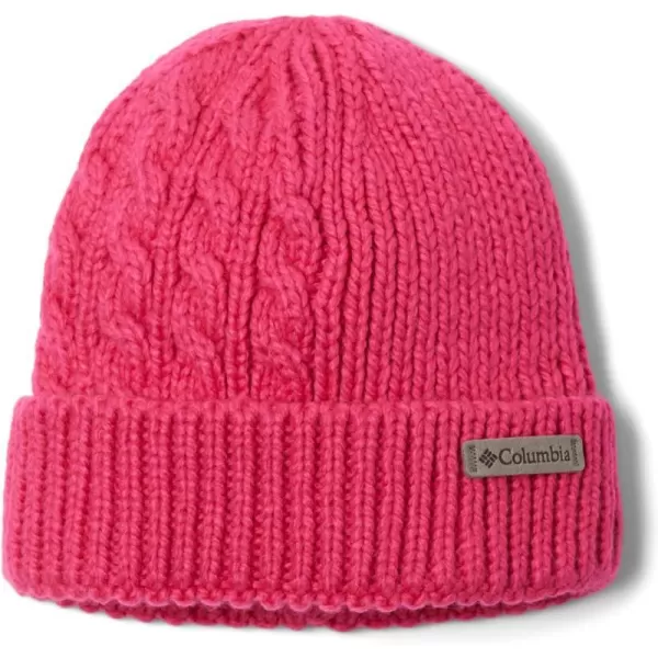 Columbia Girls Youth Agate Pass Cable Knit BeaniePink Ice