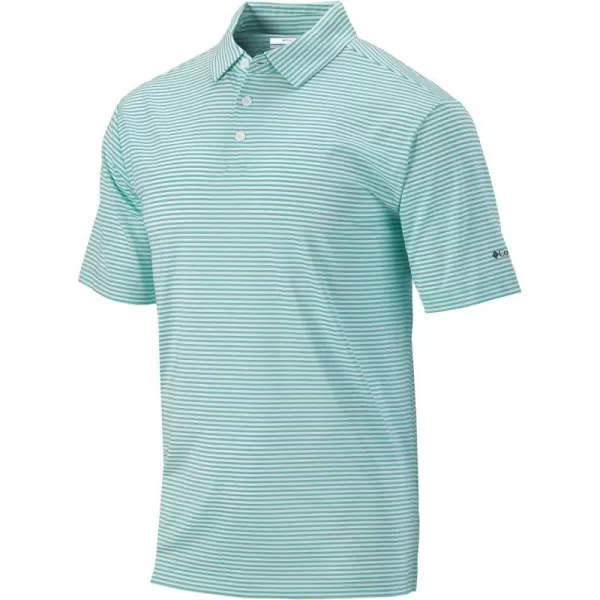 Columbia Golf Mens OmniWick Club Invite PoloGulf Stream