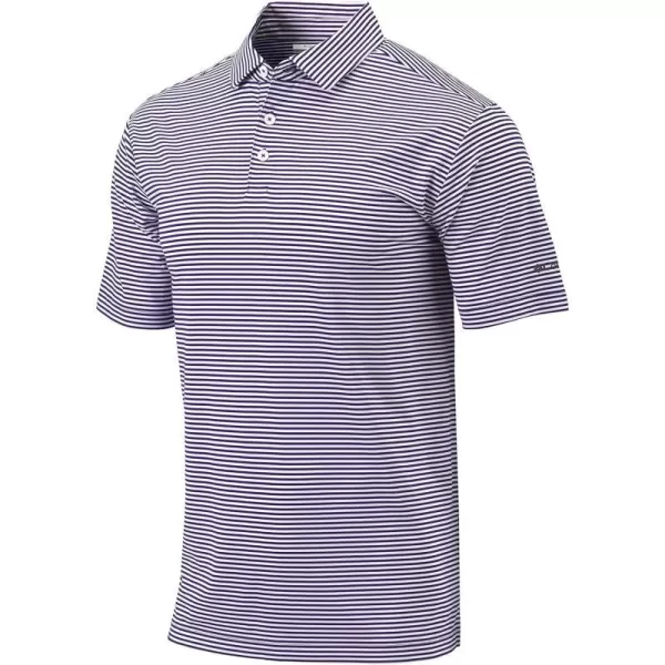 Columbia Golf Mens OmniWick Club Invite PoloPurple