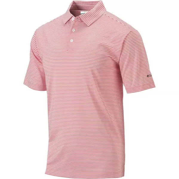 Columbia Golf Mens OmniWick Club Invite PoloSorbet