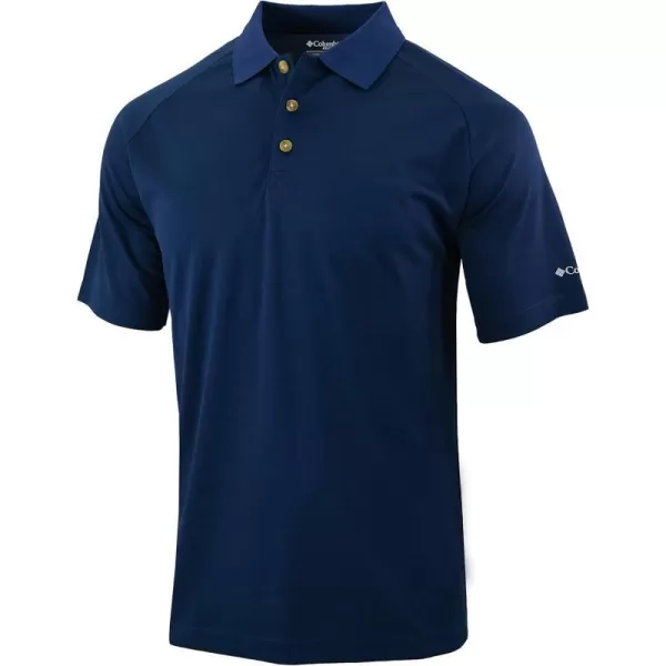 Columbia Golf Mens OmniWick Drive II PoloCollegiate Navy