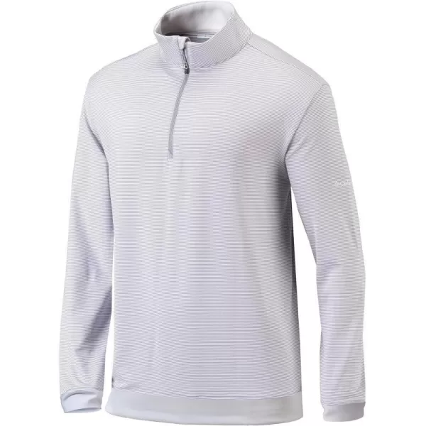 Columbia Golf Mens OmniWick Even Lie Mens 14 Zip PulloverCool Grey