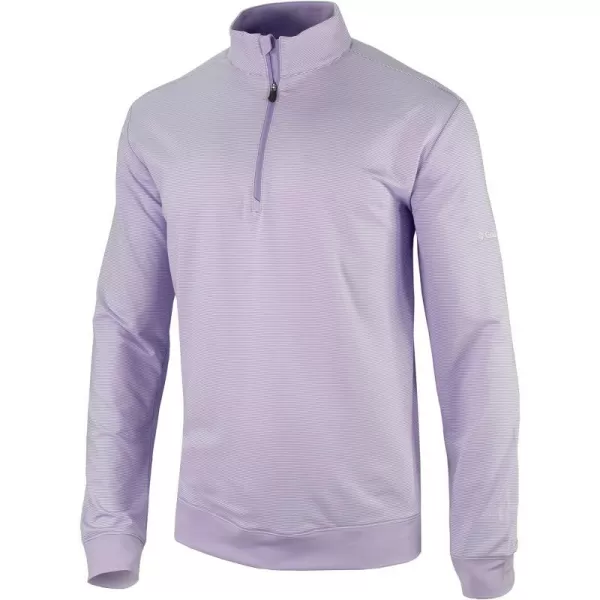 Columbia Golf Mens OmniWick Even Lie Mens 14 Zip PulloverFrosted Purple