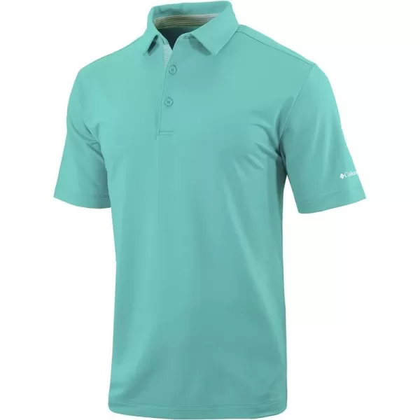 Columbia Golf Mens OmniWick Even Lie PoloGulf Stream