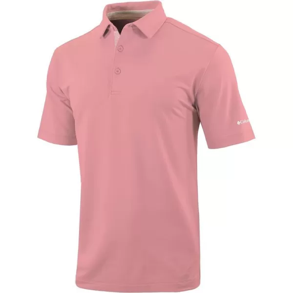 Columbia Golf Mens OmniWick Even Lie PoloSorbet