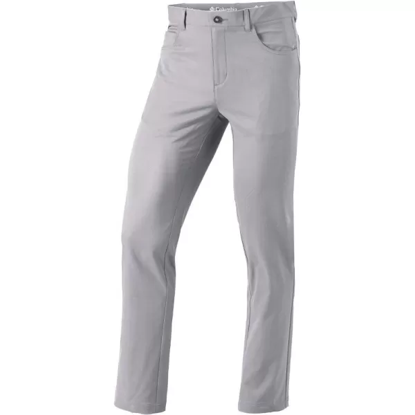 Columbia Golf Mens OmniWick Lie Angle Slim FIT PantCool Grey