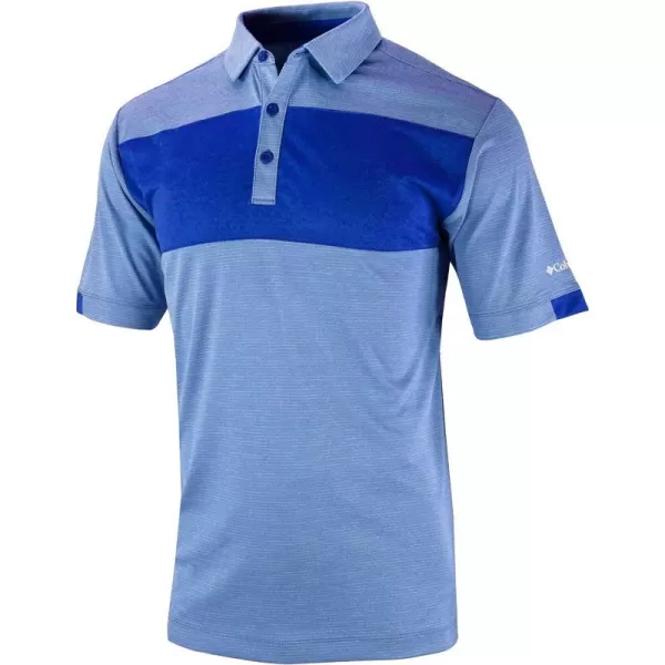 Columbia Golf Mens OmniWick Total Control PoloAzul