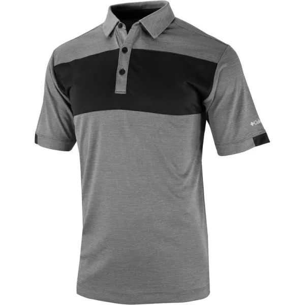 Columbia Golf Mens OmniWick Total Control PoloBlack