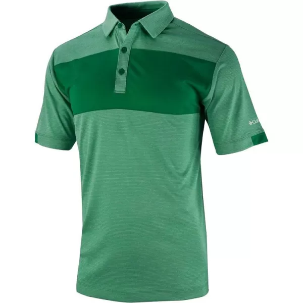 Columbia Golf Mens OmniWick Total Control PoloForest