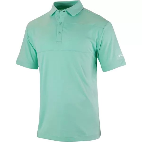 Columbia Golf Mens OmniWick Total Control PoloGulf Stream