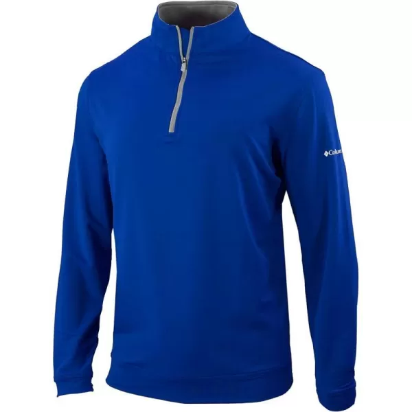 Columbia Golf Mens OmniWick Wickham Hills 14 ZipAzul