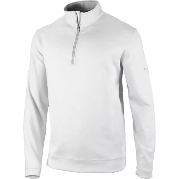 Columbia Golf Mens OmniWick Wickham Hills 14 ZipWhite