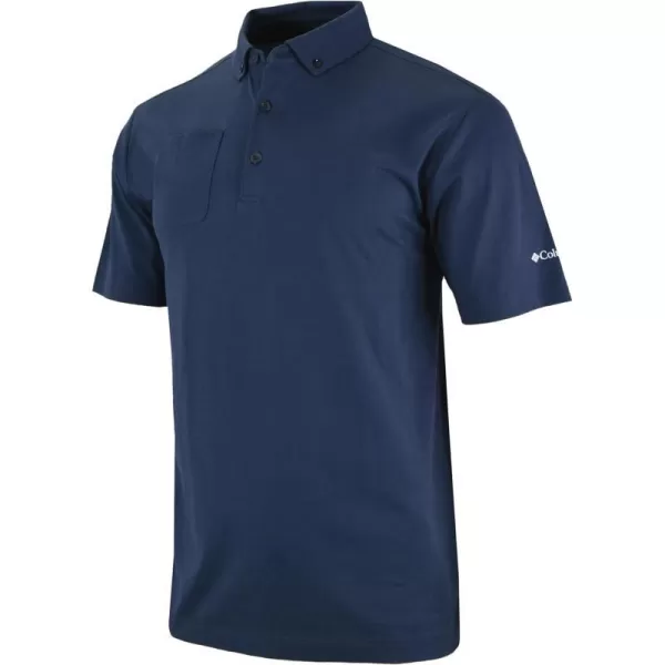 Columbia Golf Mens Walton Point PoloCollegiate Navy