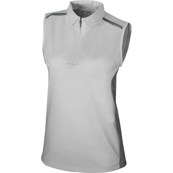 Columbia Golf Womens OmniWick Whistle Wind TankWhite W Icy Morn