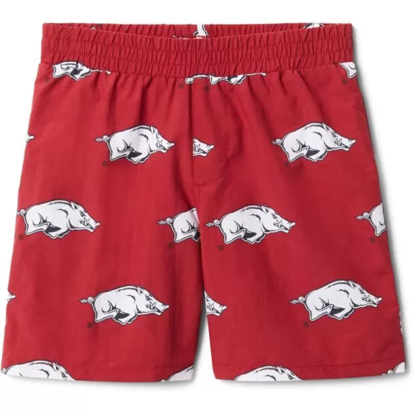 Columbia Kids Backcast Printed ShortArk  Red Velvet