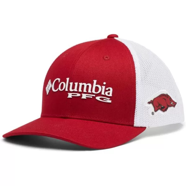 Columbia Kids CLG Youth PFG Mesh Snap Back Ball CapArk  Red Velvet