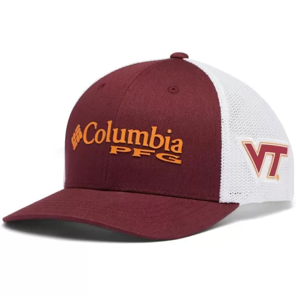 Columbia Kids CLG Youth PFG Mesh Snap Back Ball CapVt  Deep Maroon