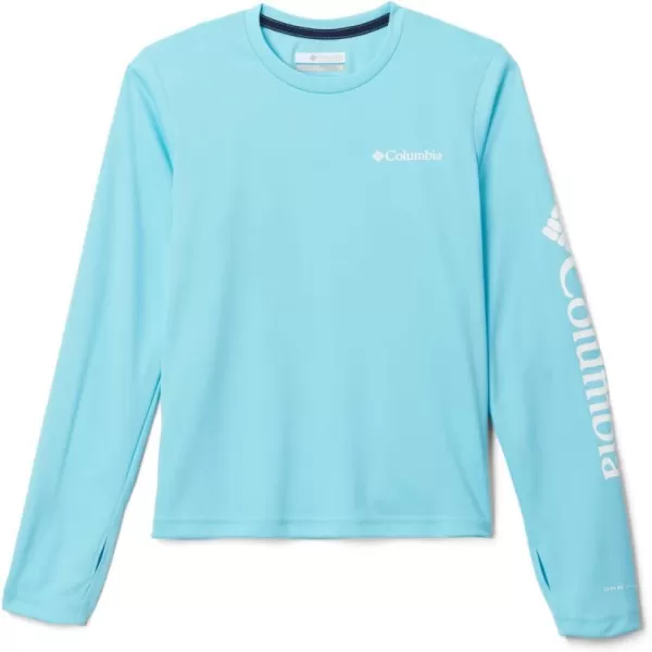 Columbia Kids Fork Stream Long Sleeve ShirtAquamarine