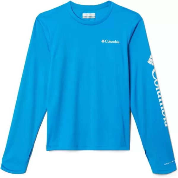 Columbia Kids Fork StreamnbspLong Sleeve ShirtCompass Blue