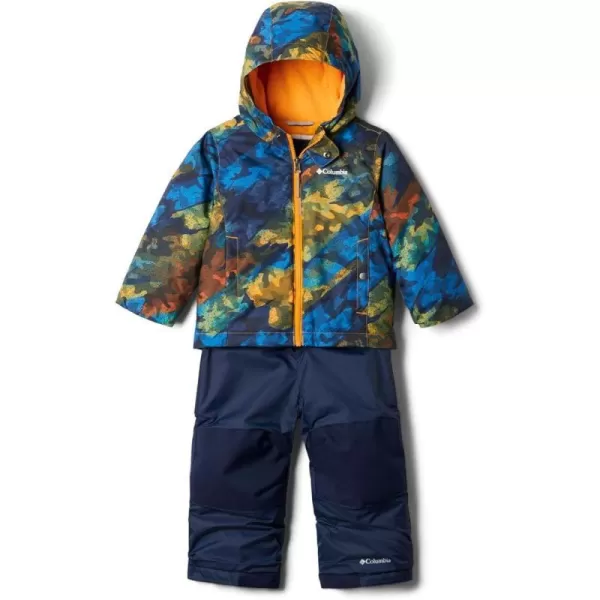 Columbia Kids Frosty Slope SetToddler Boys Flame Orange Brushed CamoFlame Orange