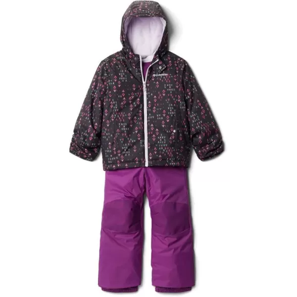 Columbia Kids Frosty Slope SetToddler Kids Black Geo SprinklesPale Lilac