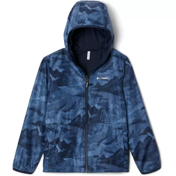 Columbia Kids Pixel Grabber Reversible JacketCollegiate Navy Coastline