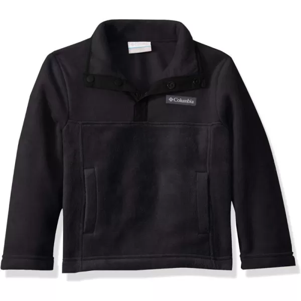 Columbia Kids Steens MTN 14 Snap Fleece PullOverBlack  Legacy