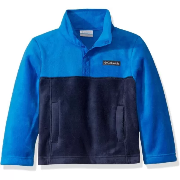 Columbia Kids Steens MTN 14 Snap Fleece PullOverCollegiate NavySuper Blue