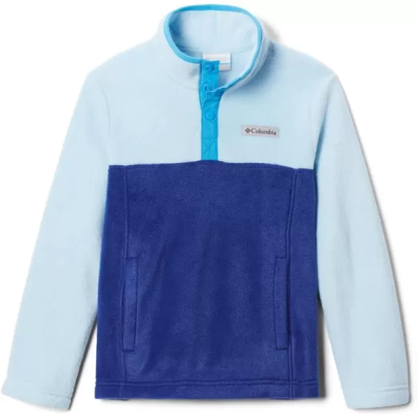 Columbia Kids Steens MTN 14 Snap Fleece PullOverDark SapphireSpring Blue