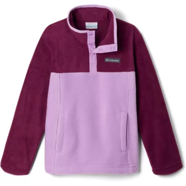 Columbia Kids Steens MTN 14 Snap Fleece PullOverGumdrop  Marionberry