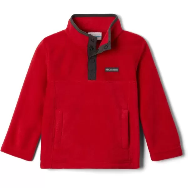 Columbia Kids Steens MTN 14 Snap Fleece PullOverMountain Red