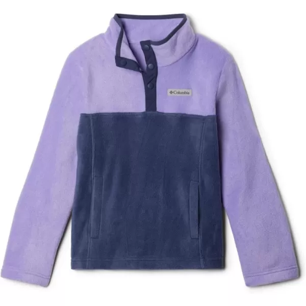 Columbia Kids Steens MTN 14 Snap Fleece PullOverNocturnal  Paisley Purple