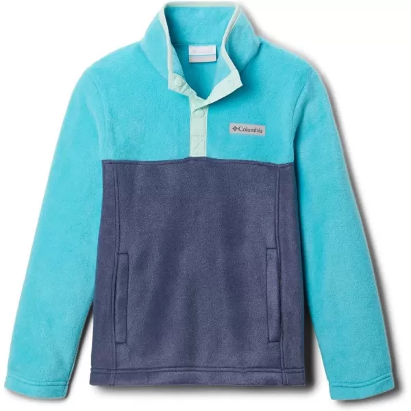 Columbia Kids Steens MTN 14 Snap Fleece PullOverNocturnalGeyser