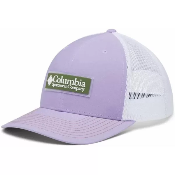 Columbia Logo Snap BackFrosted PurpleWhiteCsc Retro