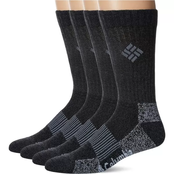 Columbia Mens 4 Pack Mositure Control Crew SocksColumbia Mens 4 Pack Mositure Control Crew Socks