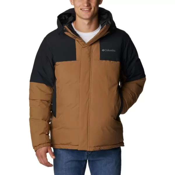 Columbia Mens Aldercrest Down Hooded JacketDeltaBlack