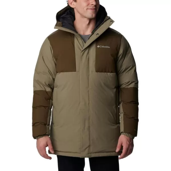 Columbia Mens Aldercrest Down ParkaStone Green  Olive Green