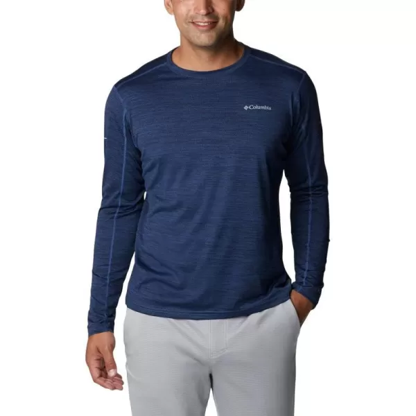 Columbia Mens Alpine Chill Zero Long SleeveCollegiate Navy Heather