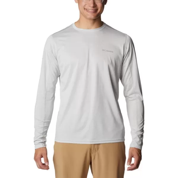 Columbia Mens Alpine Chill Zero Long SleeveWhite Heather