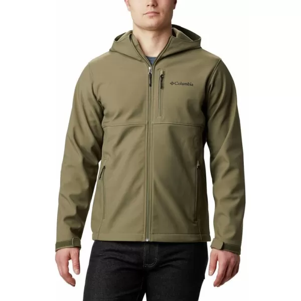 Columbia Mens Ascender Hooded Softshell JacketStone Green