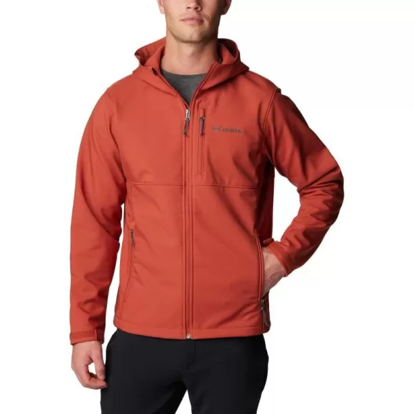 Columbia Mens Ascender Hooded Softshell JacketWarp Red