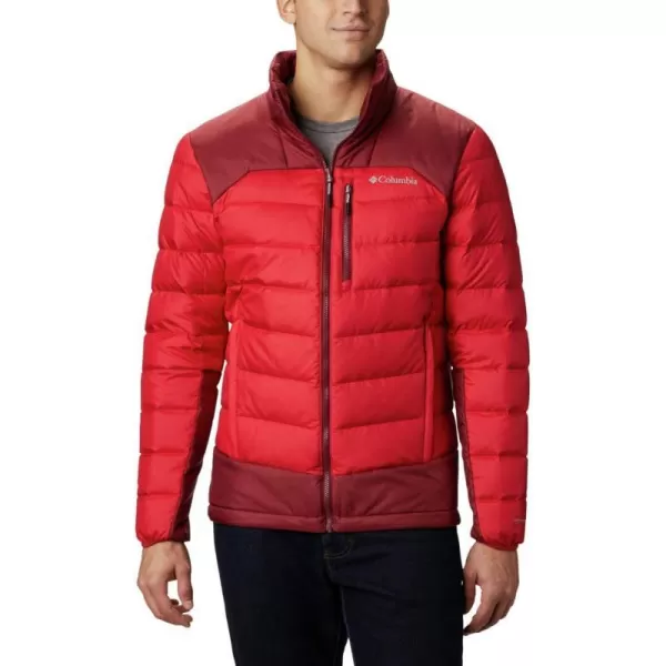 Columbia Mens Autumn Park Down JacketMountain RedRed Jasper