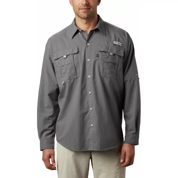 Columbia Mens Bahama II Long Sleeve ShirtCity Grey