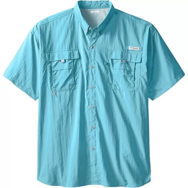 Columbia Mens Bahama Ii Short Sleeve ShirtCoastal Blue