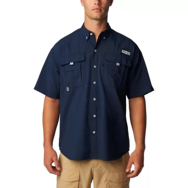 Columbia Mens Bahama Ii Short Sleeve ShirtCollegiate Navy