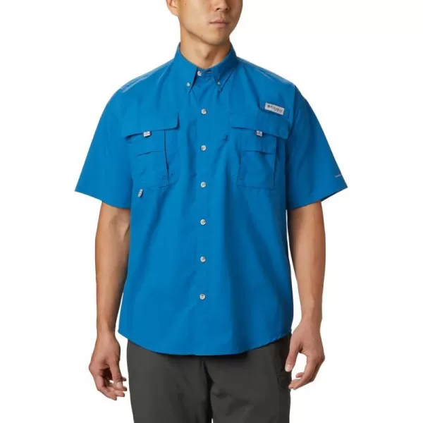 Columbia Mens Bahama Ii Short Sleeve ShirtDark Pool