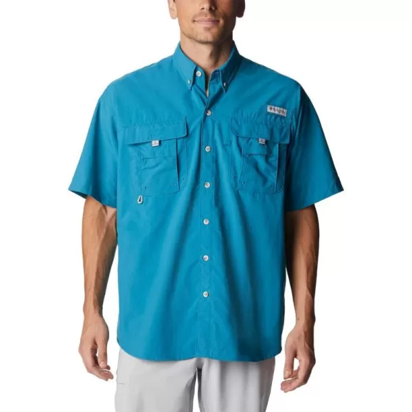 Columbia Mens Bahama Ii Short Sleeve ShirtDeep Marine